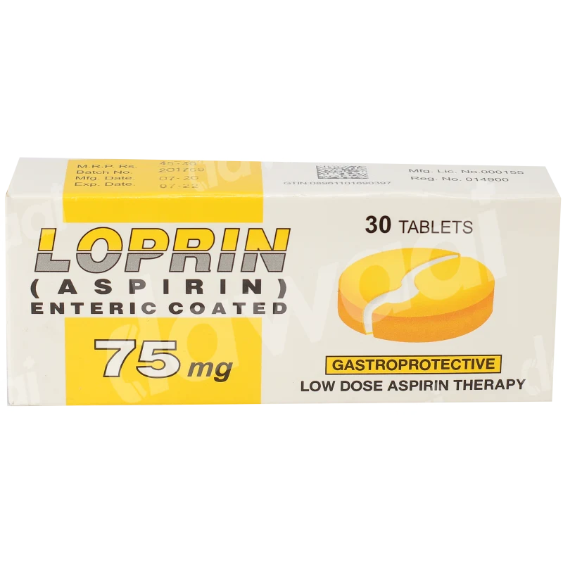 Loprin 75mg Tablets